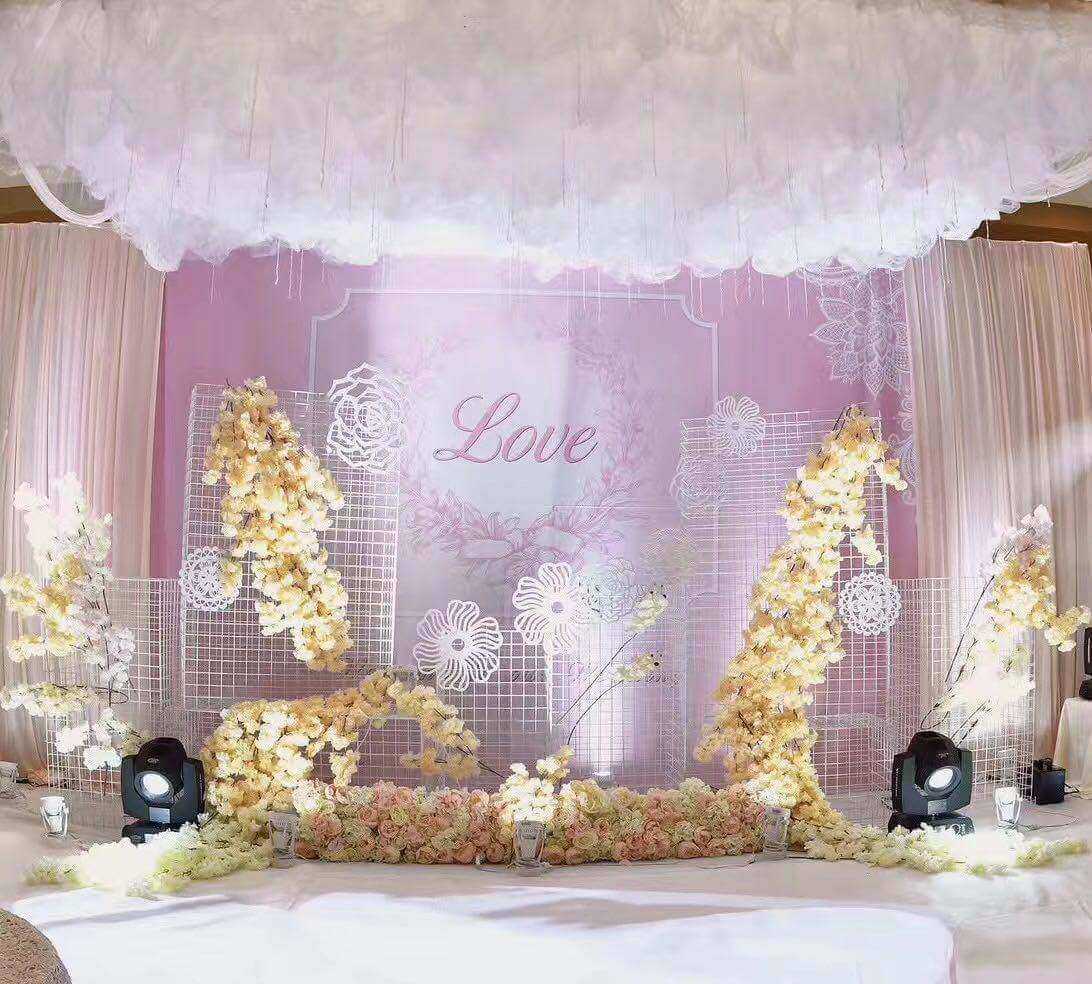 Wedding stage set