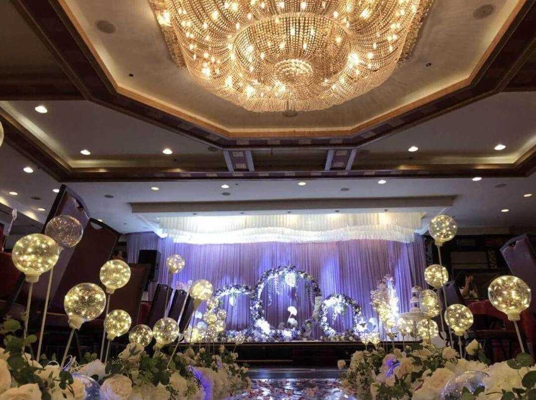 Wedding stage set