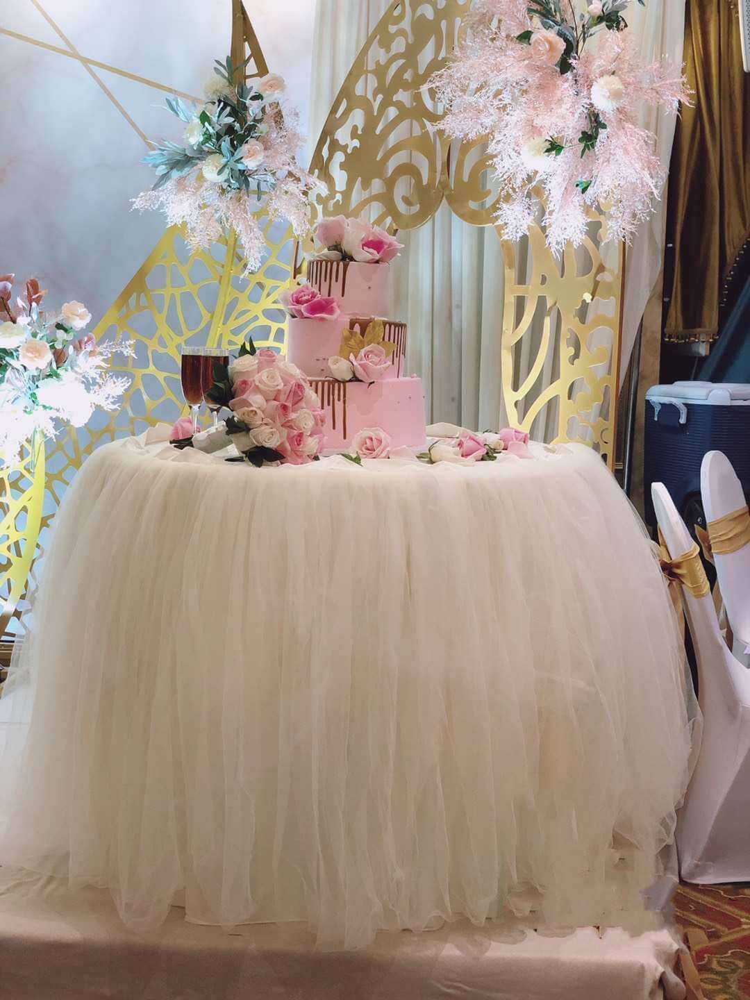 Wedding stage set