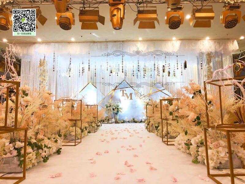 Wedding stage set