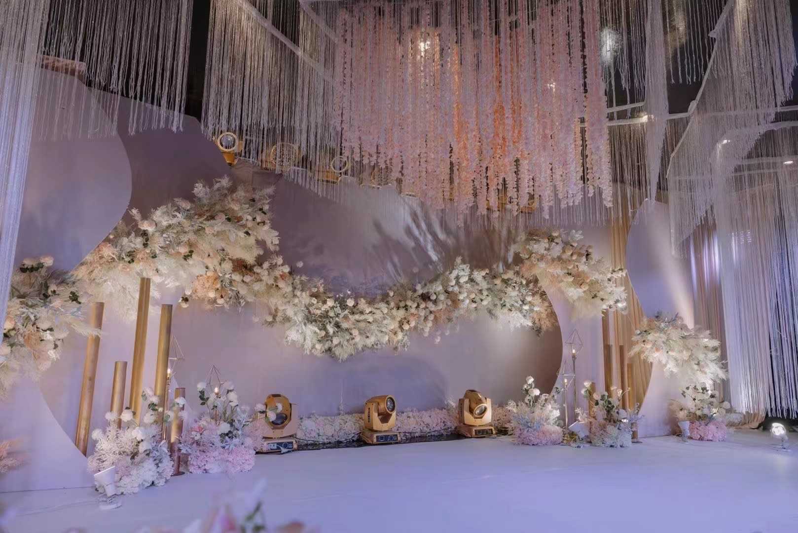 Wedding stage set
