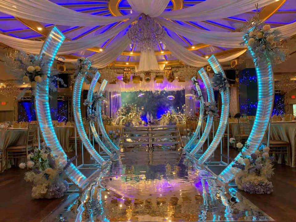 Wedding stage set