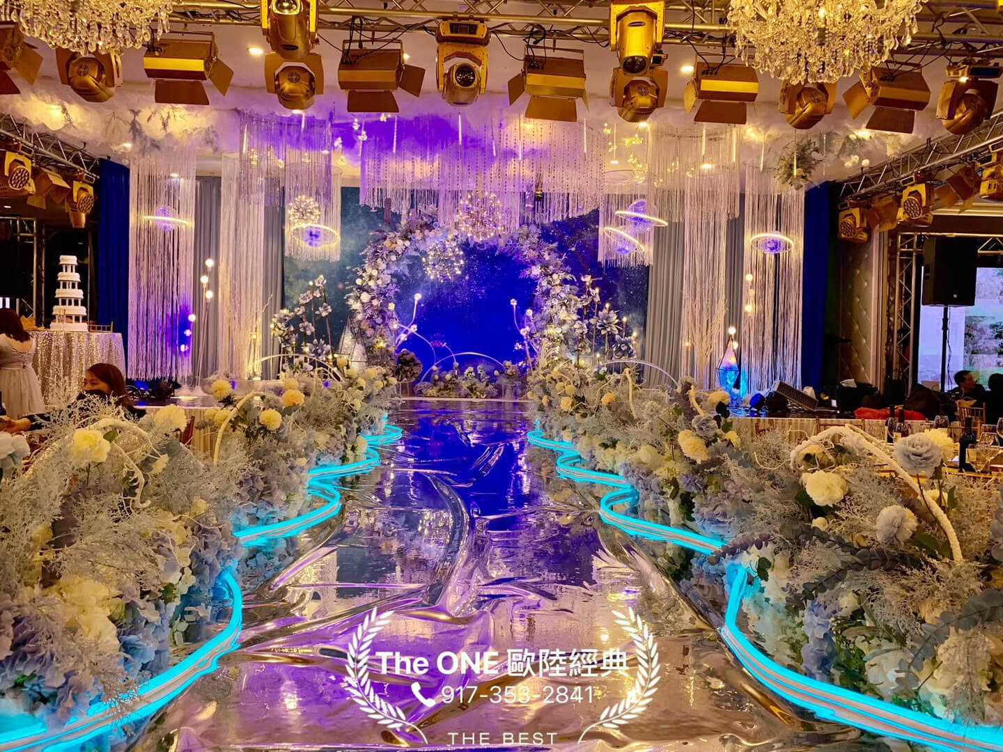 Wedding stage set