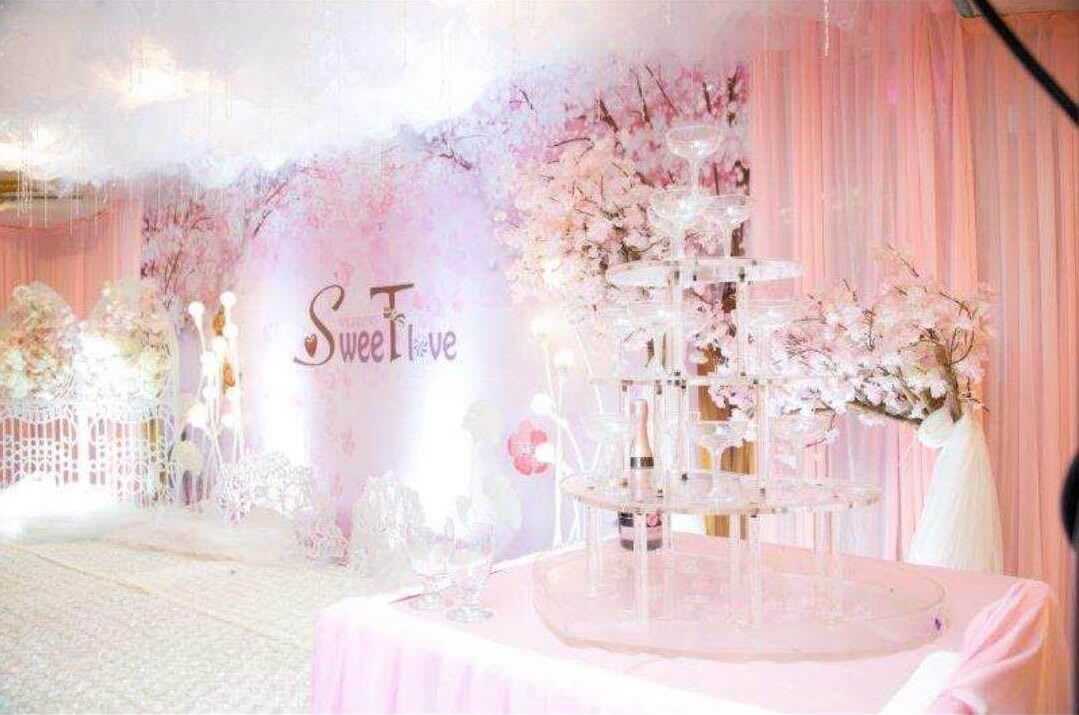 Wedding stage set