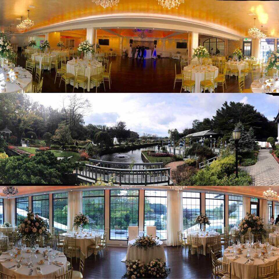 Wedding stage set
