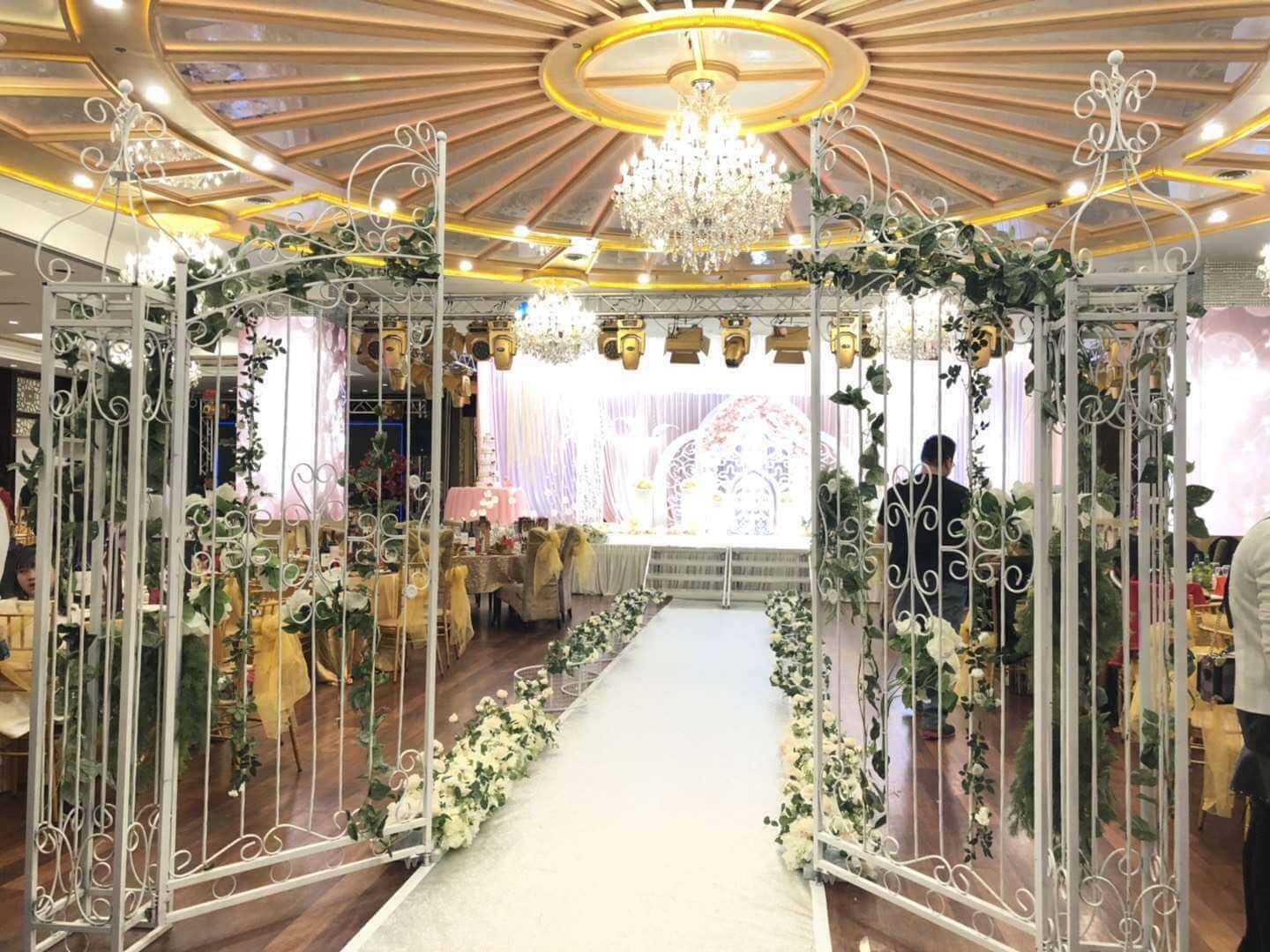Wedding stage set