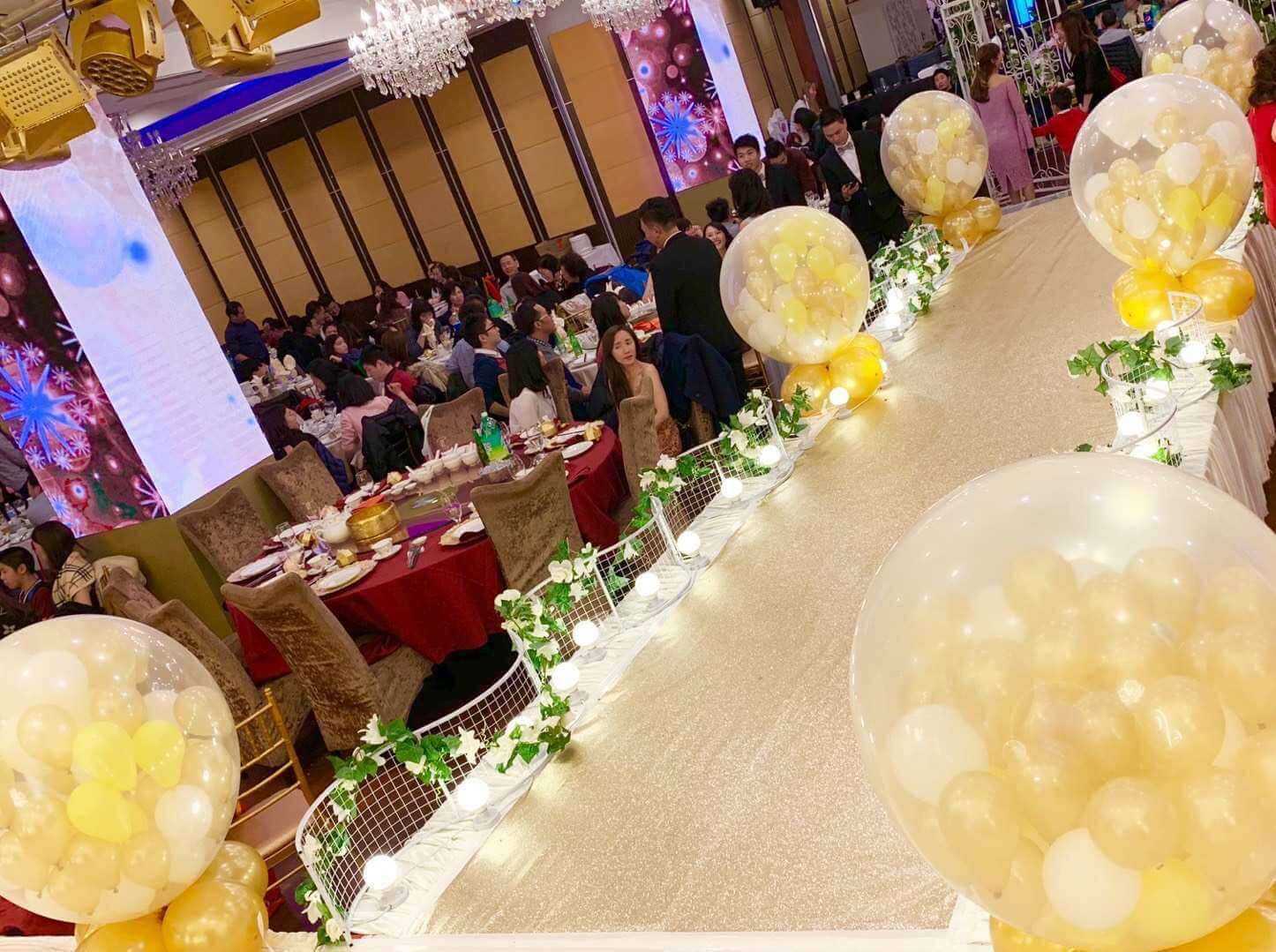 Wedding stage set