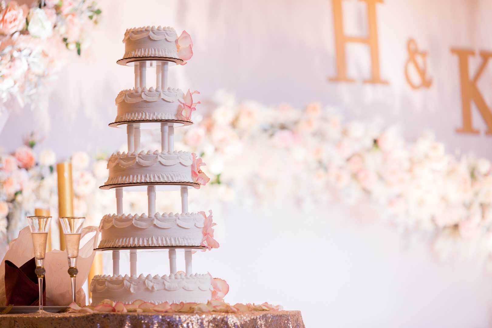 Wedding stage set