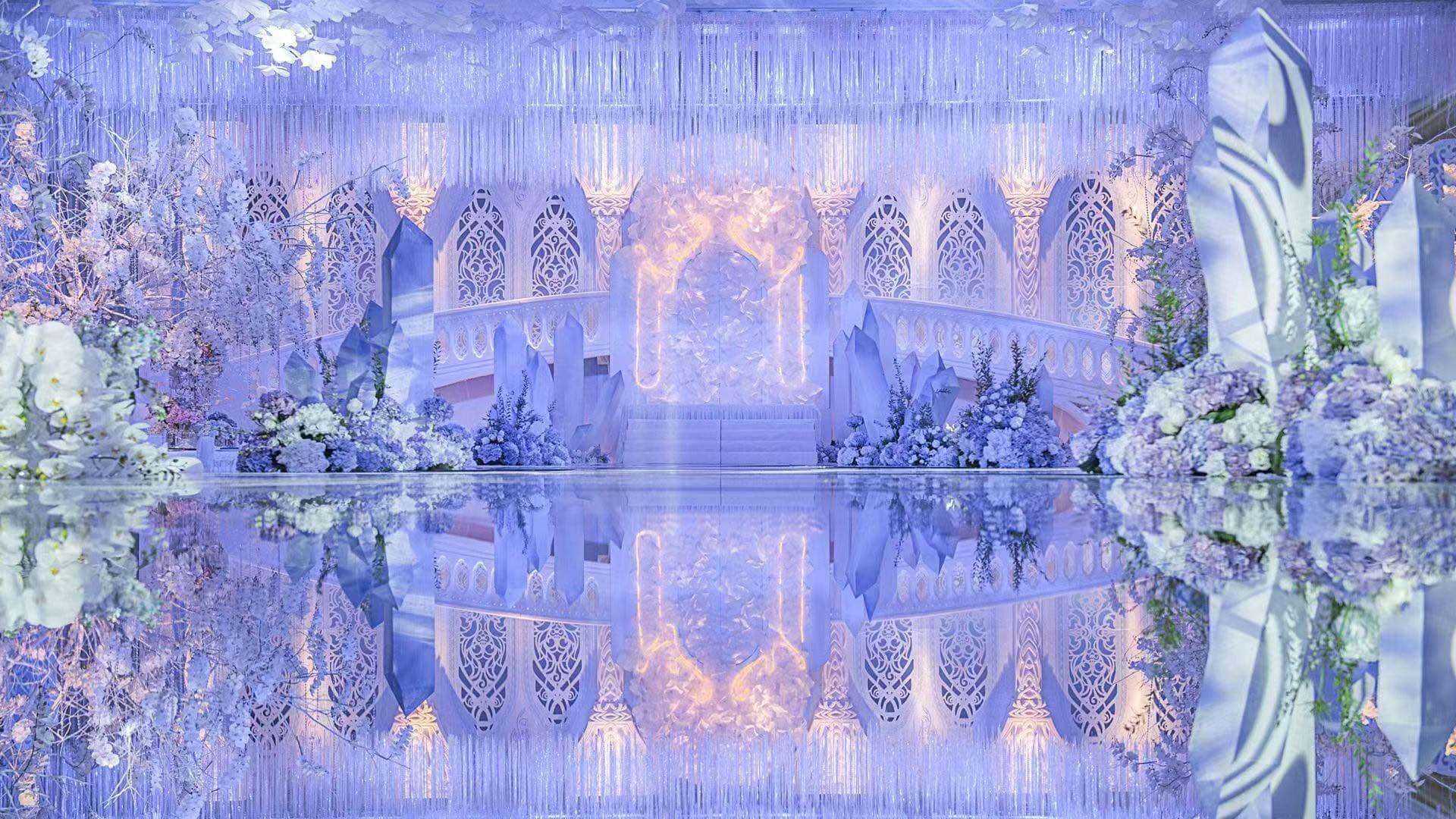 Wedding stage set