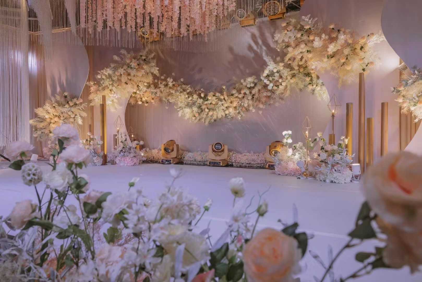 Wedding stage set