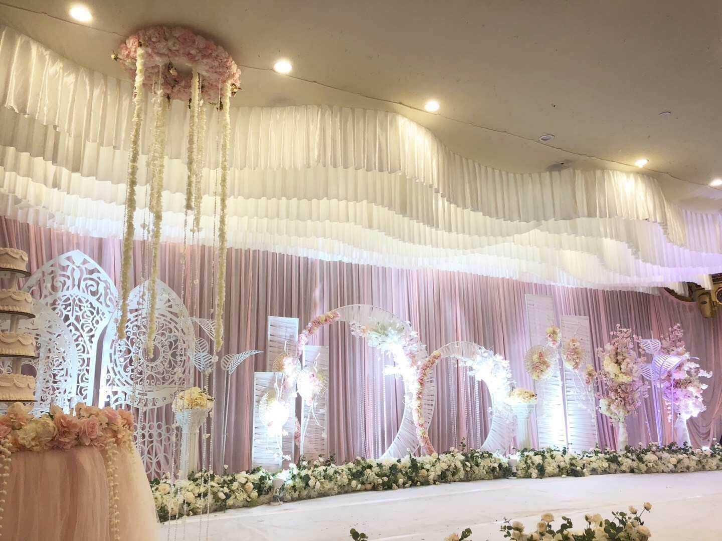 Wedding stage set
