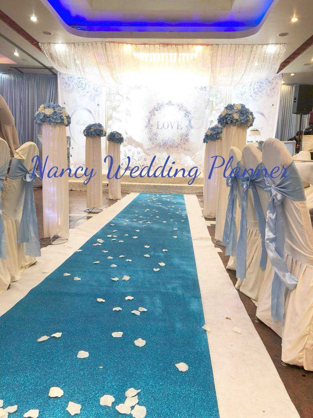 Wedding stage set