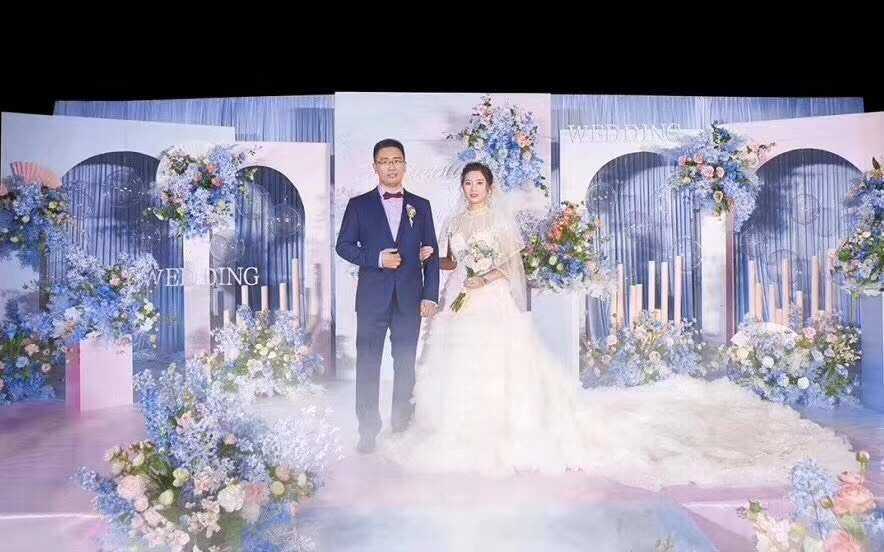 Wedding stage set