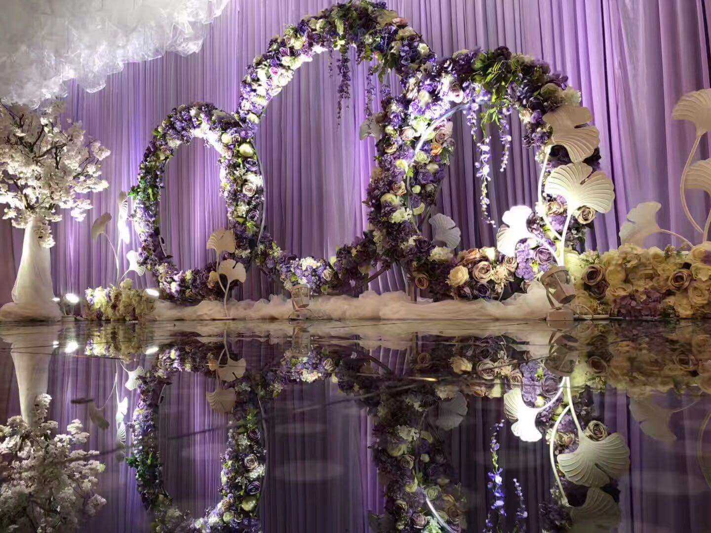 Wedding stage set