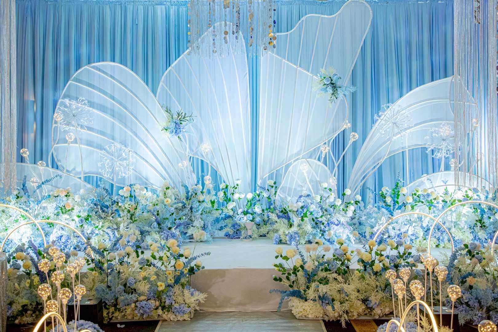 Wedding stage set