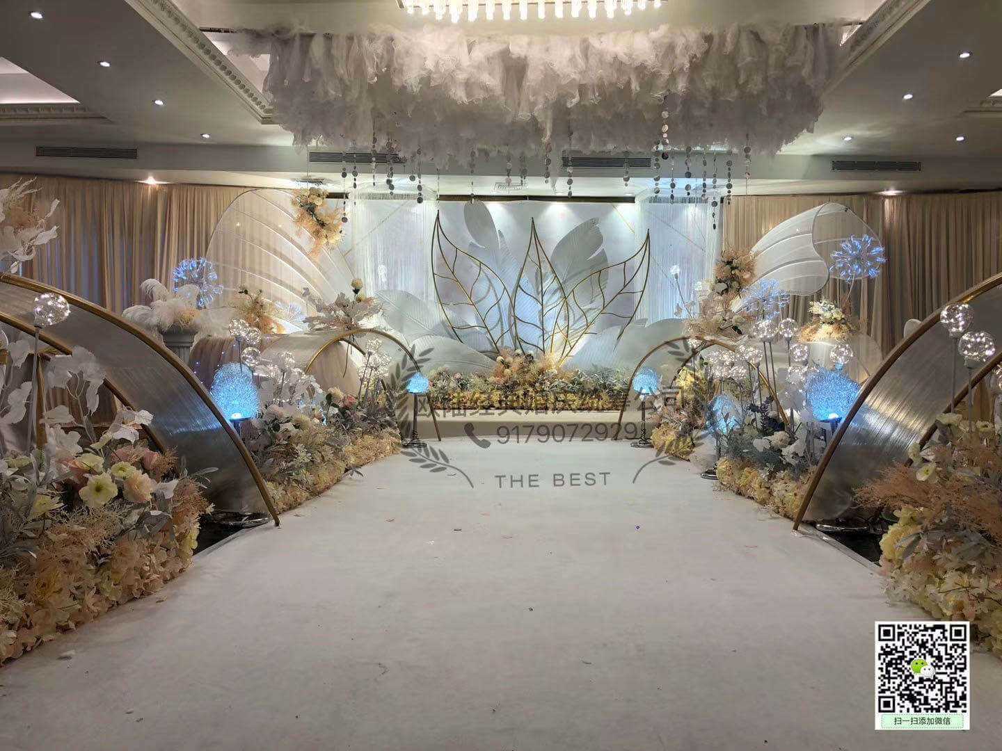 Wedding stage set