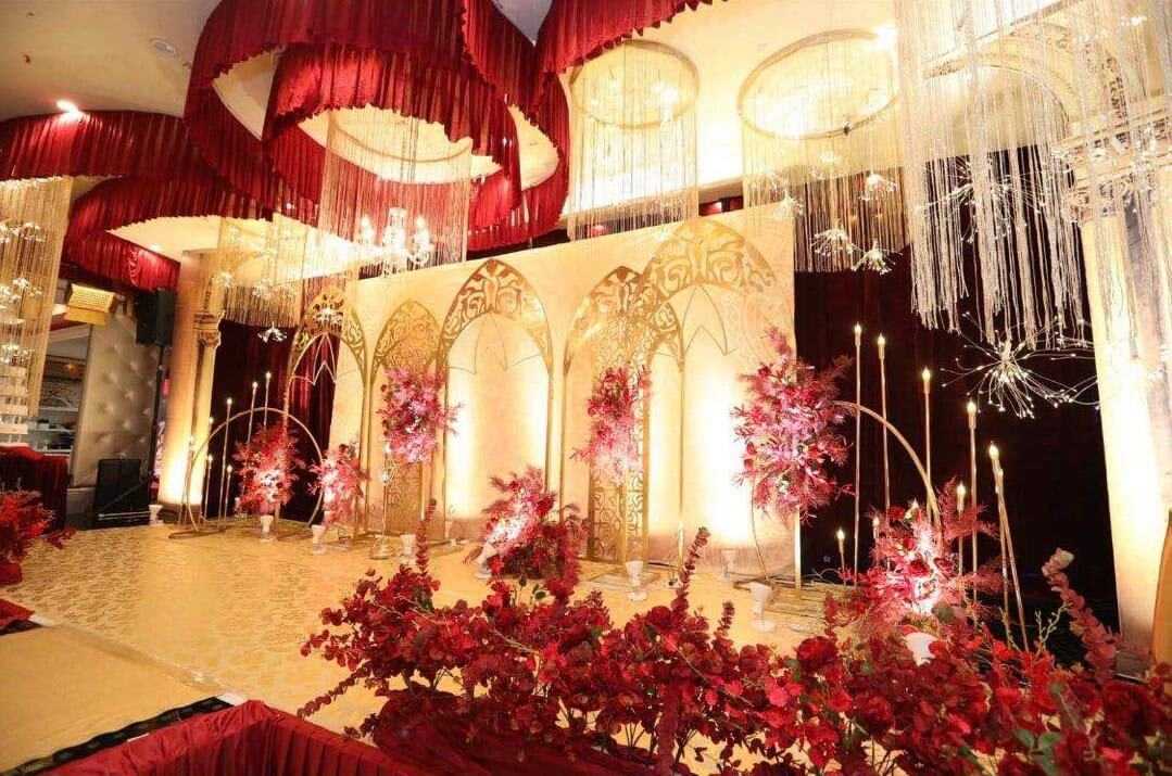 Wedding stage set