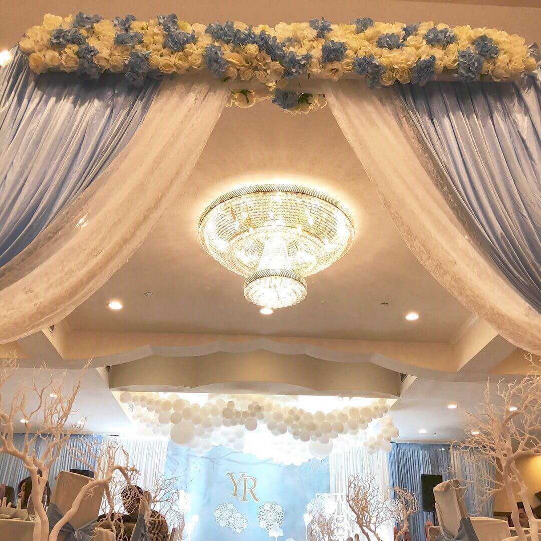 Wedding stage set