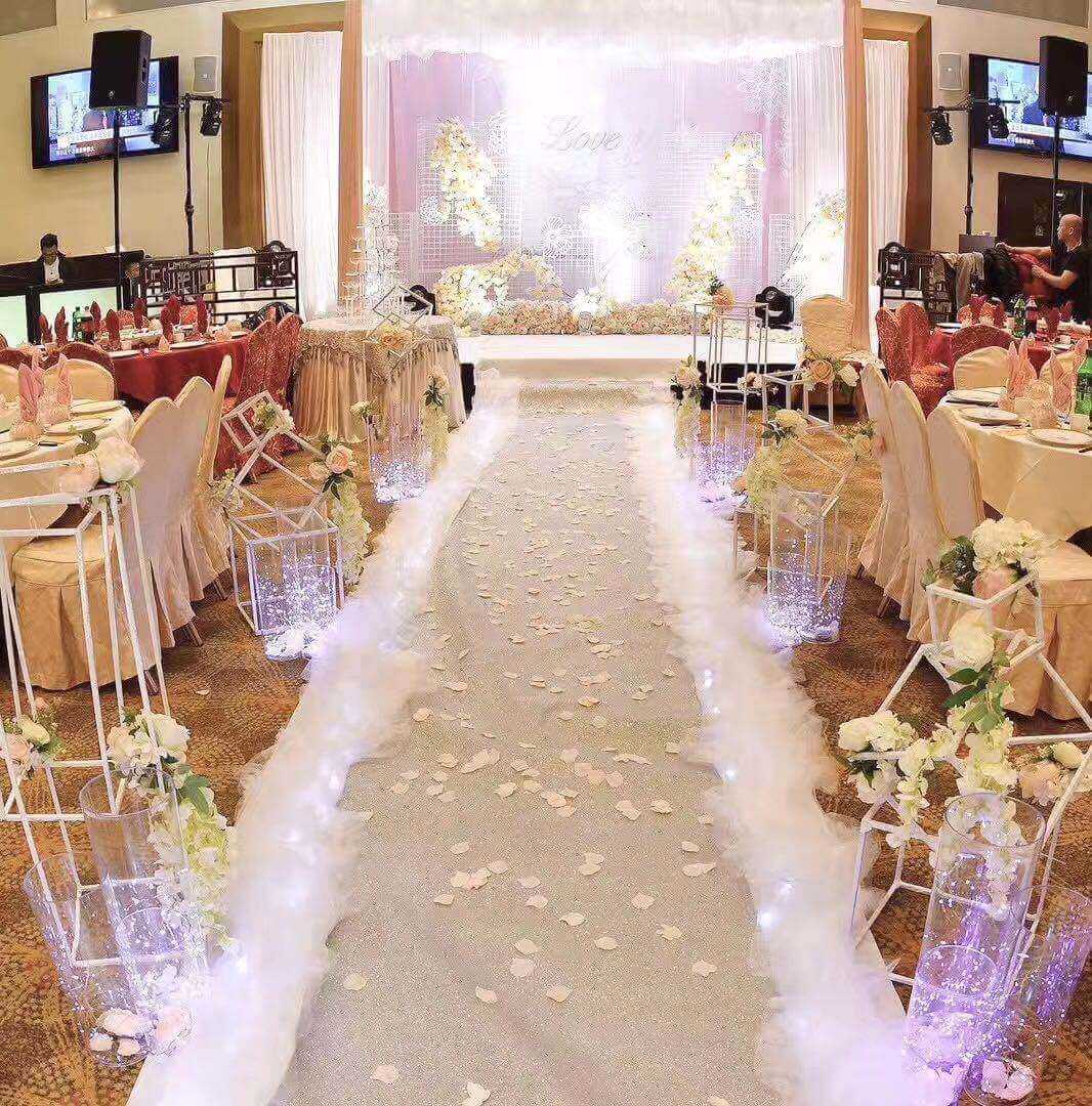 Wedding stage set