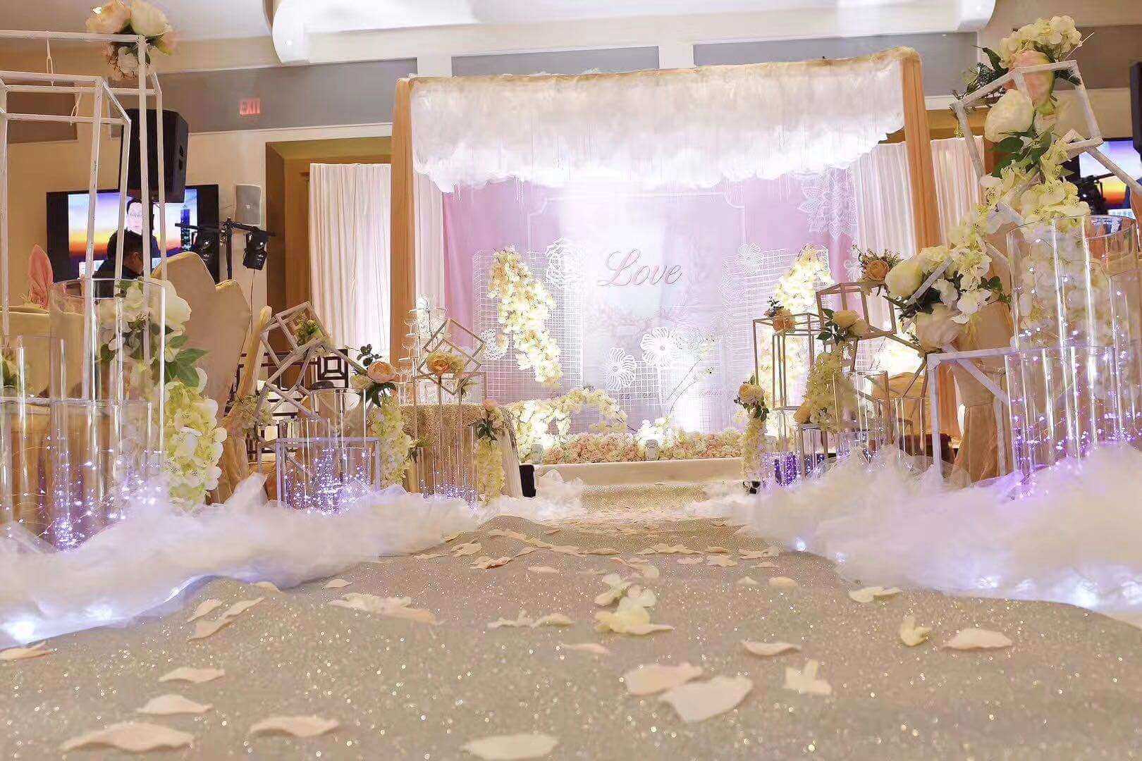 Wedding stage set