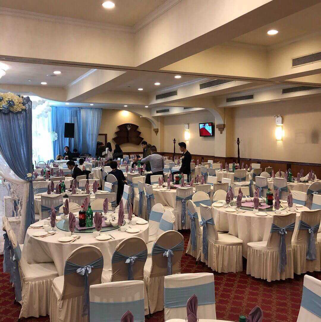 Wedding stage set