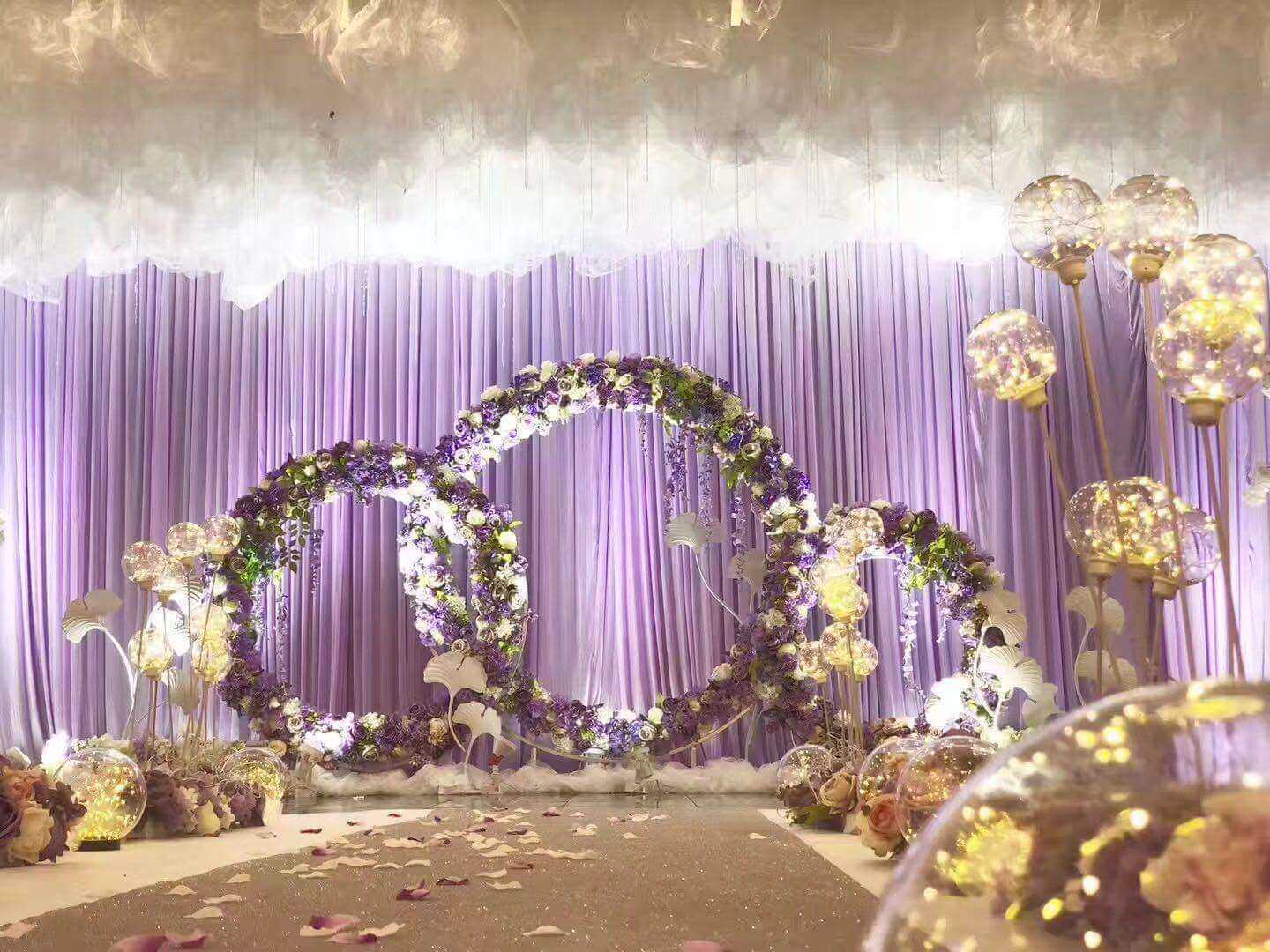 Wedding stage set