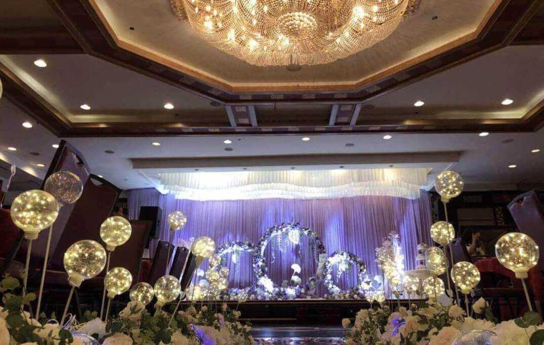 Wedding stage set