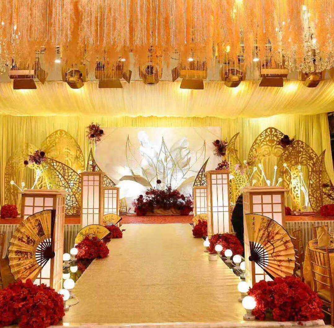 Wedding stage set