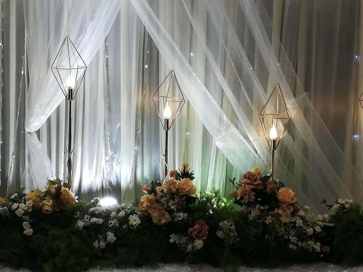 Wedding stage set
