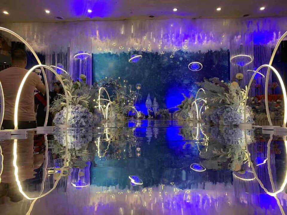 Wedding stage set