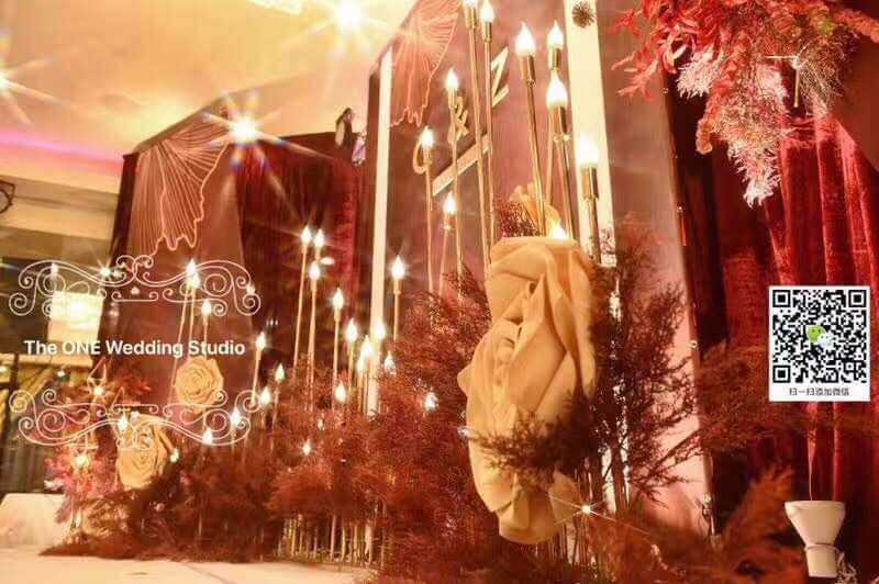 Wedding stage set