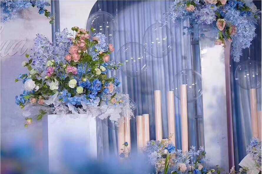 Wedding stage set