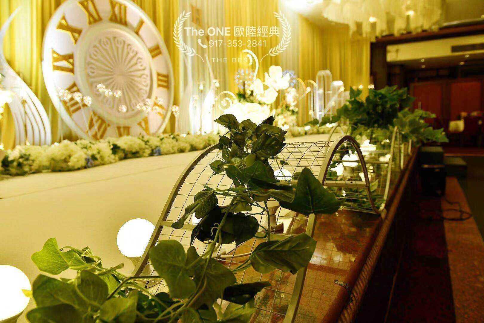 Wedding stage set
