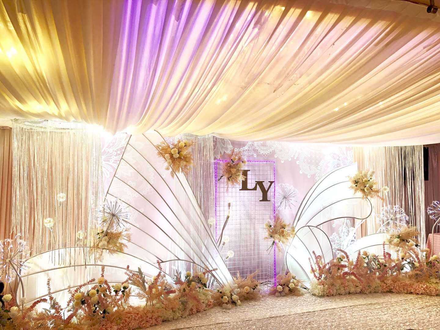 Wedding stage set