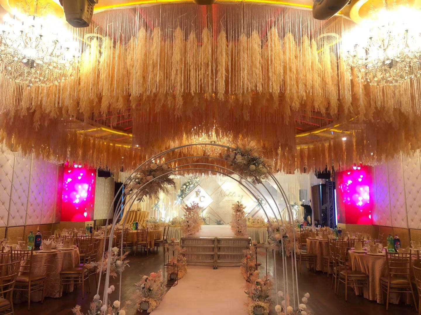 Wedding stage set