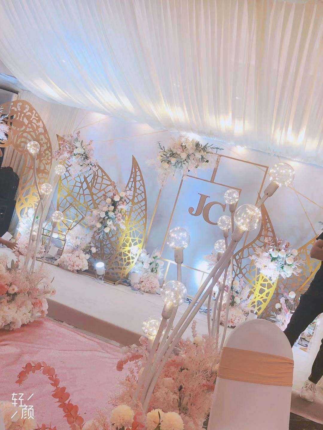 Wedding stage set