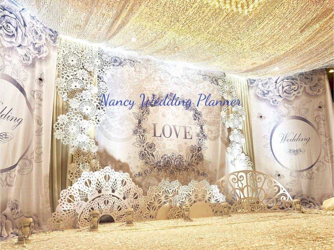Wedding stage set