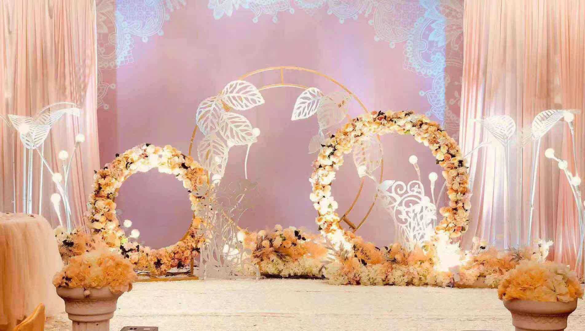 Wedding stage set