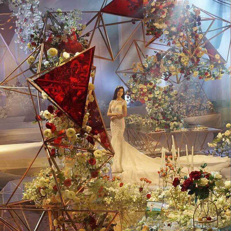 Wedding stage set