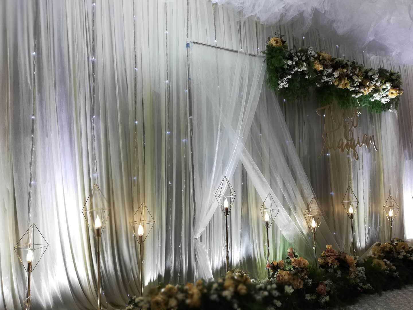 Wedding stage set