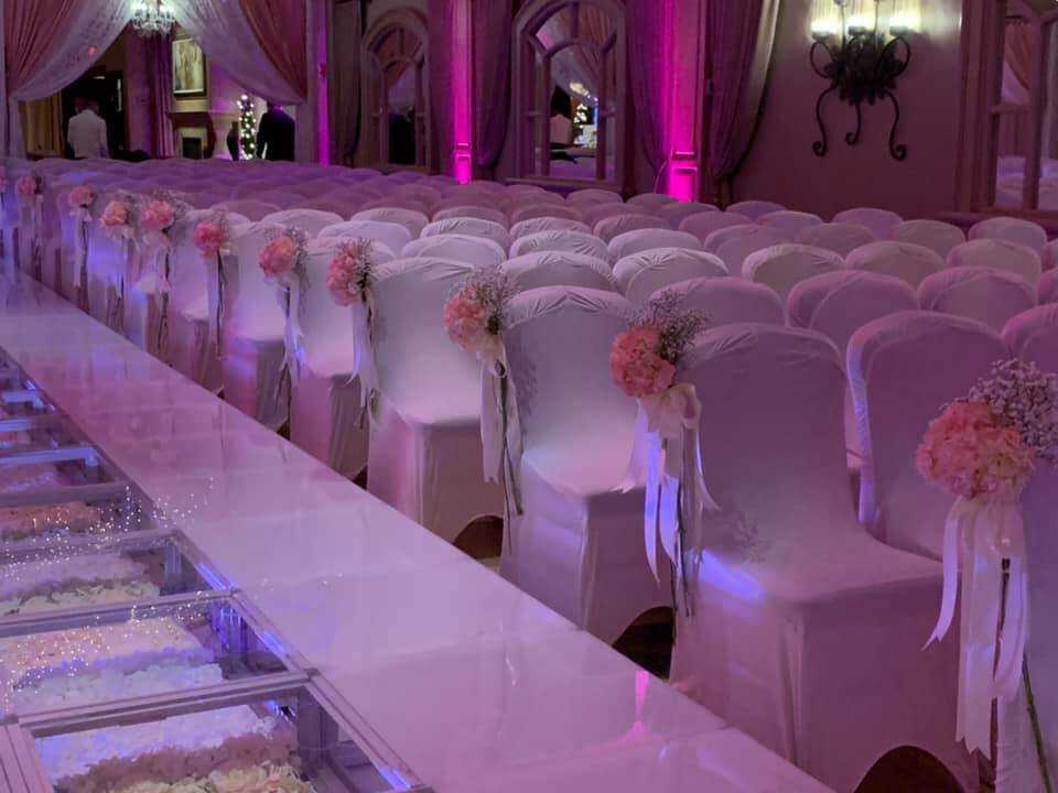 Wedding stage set